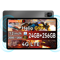 Headwolf HPad6A Tablet Android 14 Octa-core CPU G99 8GB(+12GB ) Ram 256GB UFS2.2 Tablet PC Support Widevine L1 Netflix  8800 mAh