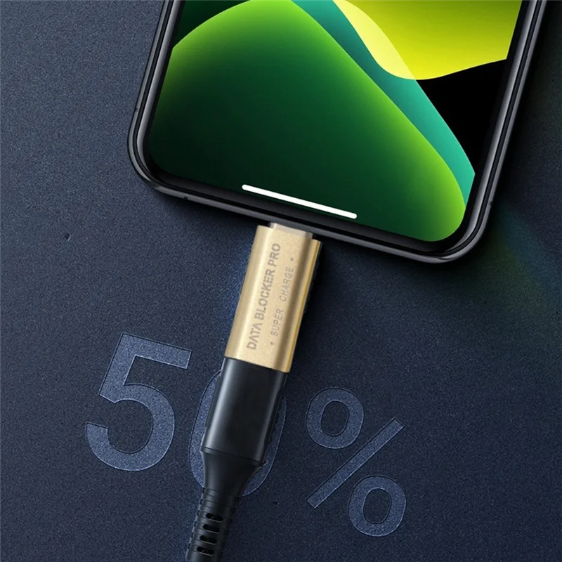 ABFN-5Pcs USB Type-C Блокатор данных USB C-C Блокатор данных, защита от разъема сока, поддержка быстрой зарядки до 50 В/5 А