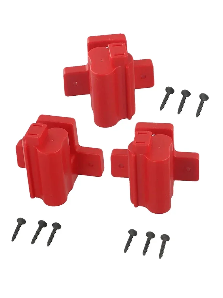 

Tool Holder Tool Hanger Workshop Factory Easy Installation High Quality With Screws 3 Bracket + 9 Screws 3PACK