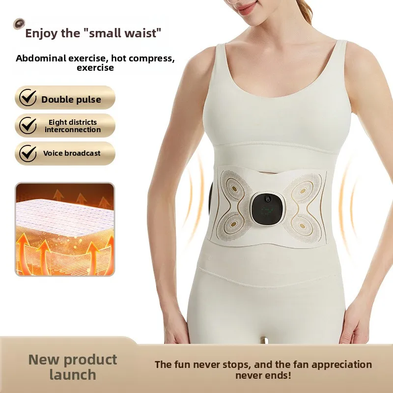 

Новый EMS массажер для талии и живота, микротоковый горячий компрессионный пояс с подогревом, спортивный пояс OKS, тот же массаж живота