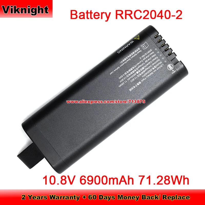 

Replacement RRC2040-2 Battery 3ICR19/65-2 410030-03 GS2040FH Rechargeable Smart Battery Pack For RRC NF2040 10.8V 71.28Wh