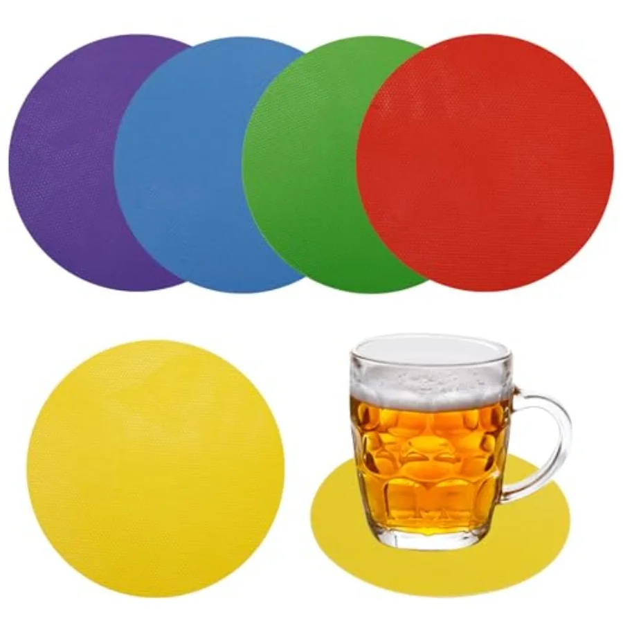 

5 Pcs Rubber Jar Opener Pads Gripper PadJar Opener Kitchen Tool for Easy Opening Ja Heat Insulation Kitchen Cos