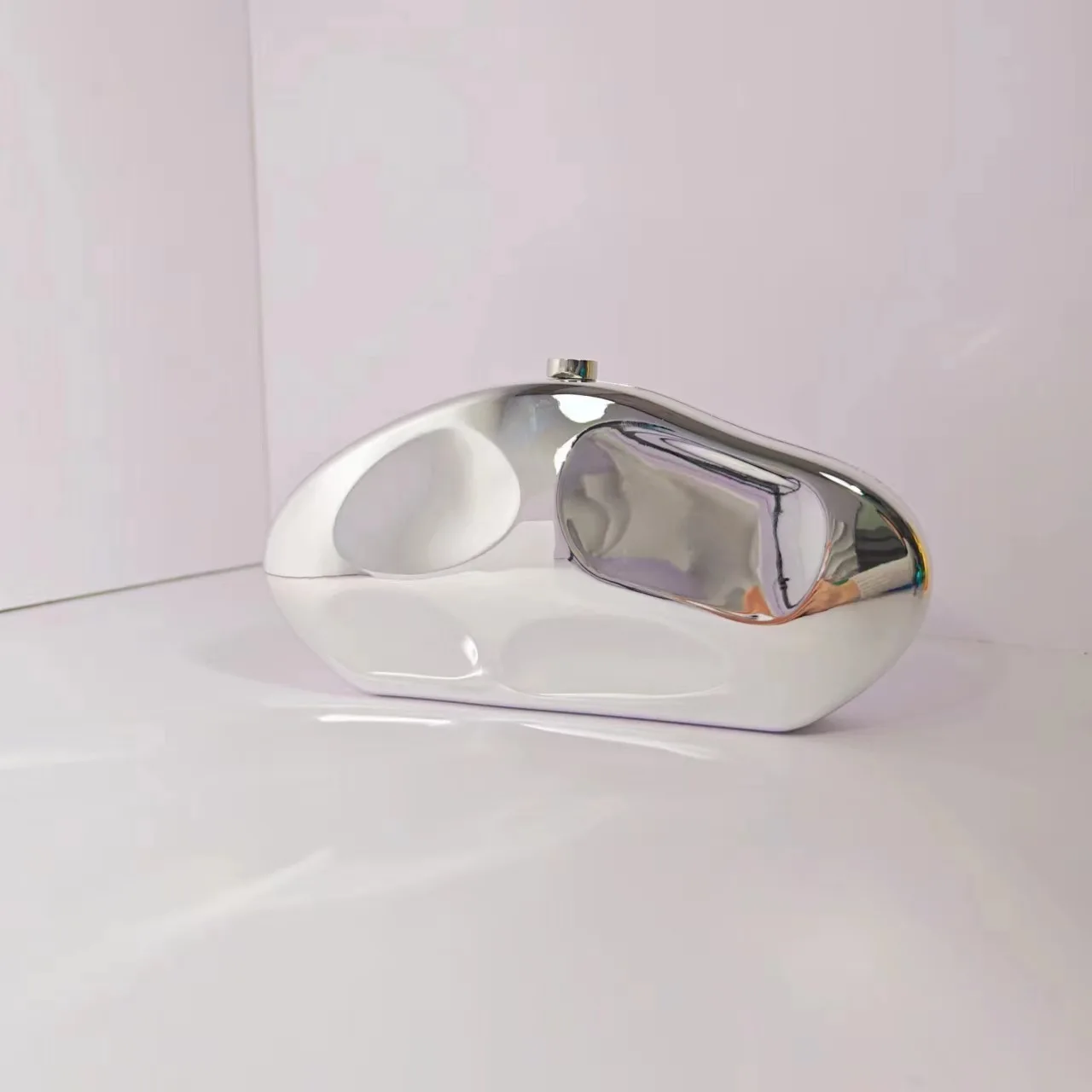 Newly Designed Acrylic Women's Handbag with Mirror Shining Feature for Stylish Dinner Events Shoulder and Crossbody