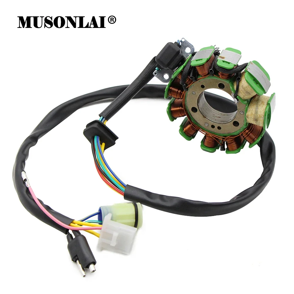 Motorcycle Stator Coil For Suzuki LTF230 Ozark LTF230G LTF230H LT230GE QuadRunner LT230EH LT230EJ LT230EK LT230EL LT230EM