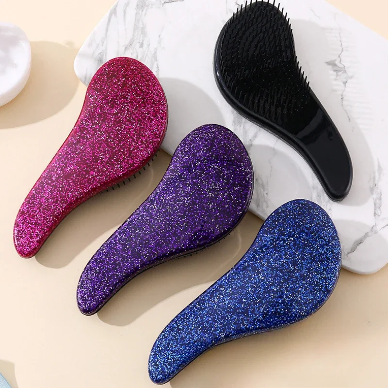 Children Magic Handle Detangle Hair Comb Shower Massage Hairbrush Anti Static Massage Hair Brush Woman Salon Hair Accessories