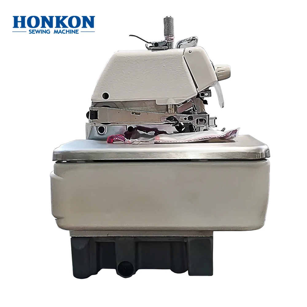 Direct Drive Overlock Sewing Machinehk747 Overlock Sewing Machine High Speed 4-thread Mini Household Sewing Machine 32/31.6KG