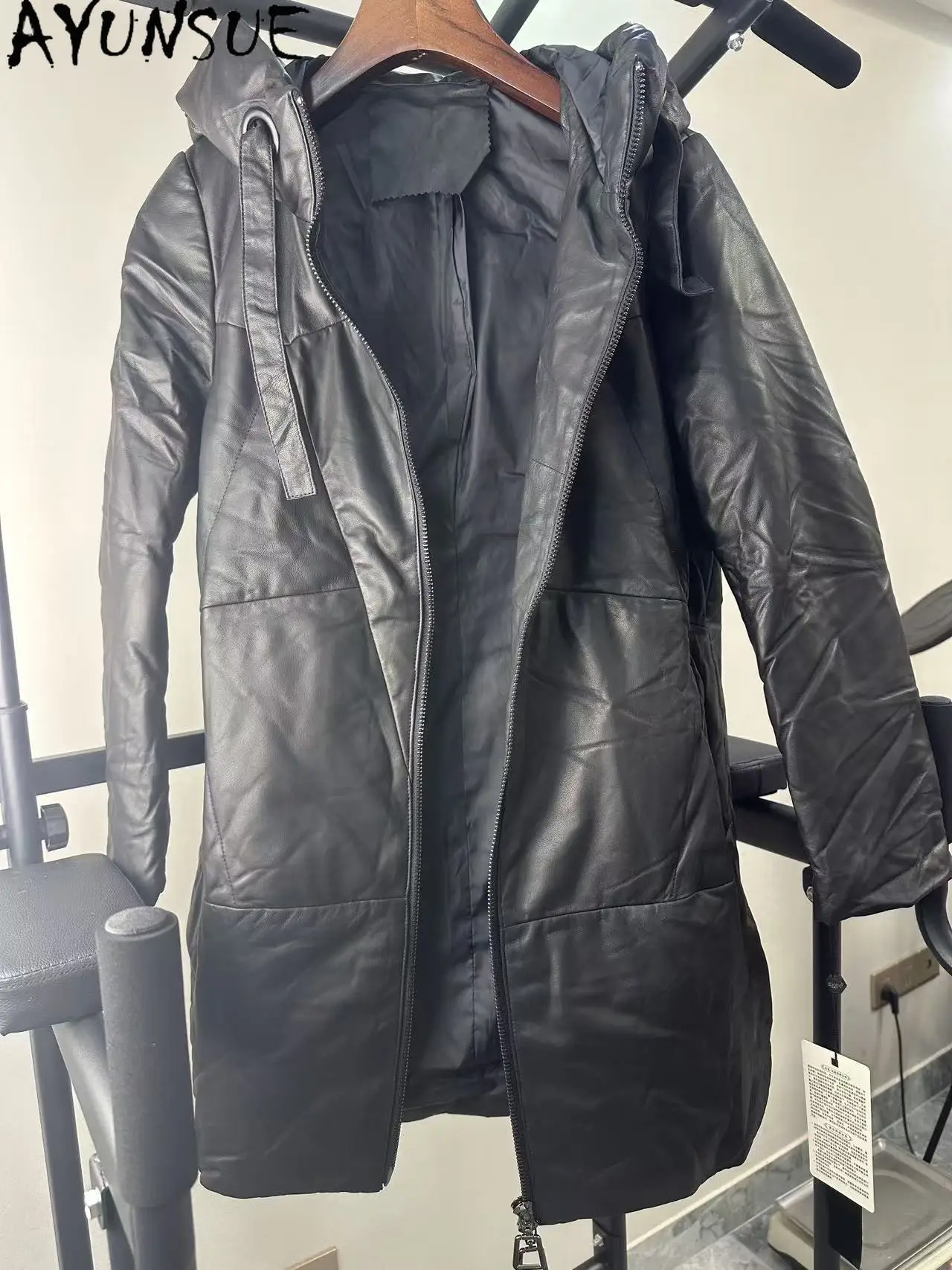 AYUNSUE Winter-Daunenjacke für Damen, mittellang, warm, Damenmäntel, einzigartiger Mantel, Promotion, kleine Mängel, keine Rückerstattung, kein Umtausch