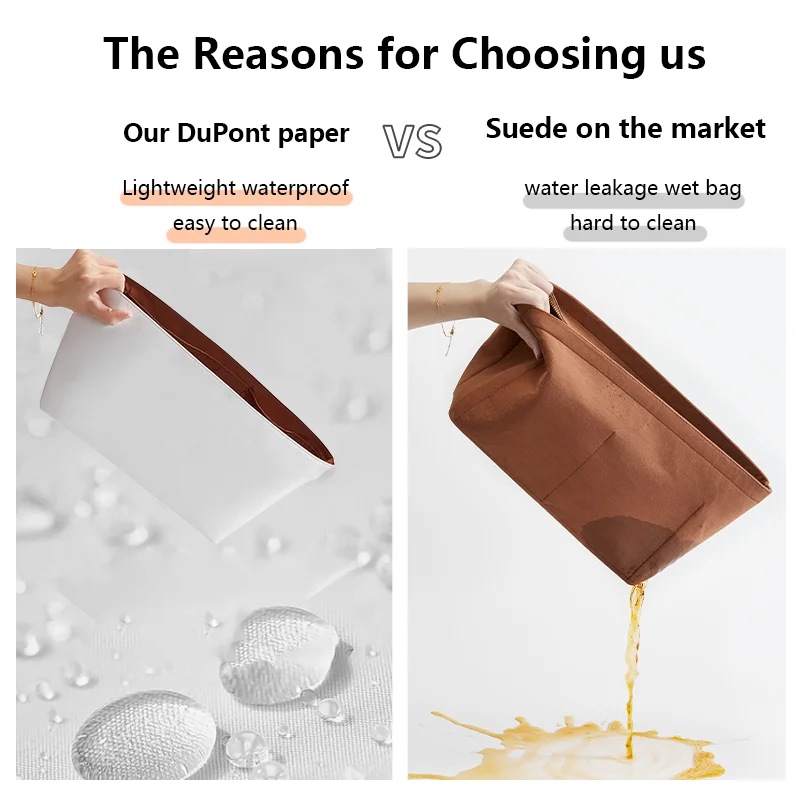 منظم حقيبة مقاوم للماء إدراج لمدرب City33 حمل حقيبة دوبونت ورقة حقيبة إدراج حقيبة خفيفة الوزن دعم حقيبة الملحقات