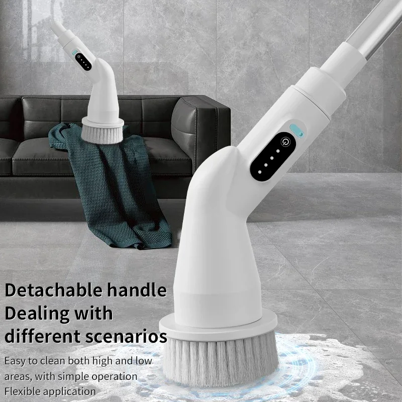 9 in 1 Electric Cleaning Brush-Cordless Electric Spin Cleaning Scrubber Shower--BathroomCleaning- cleaning tools