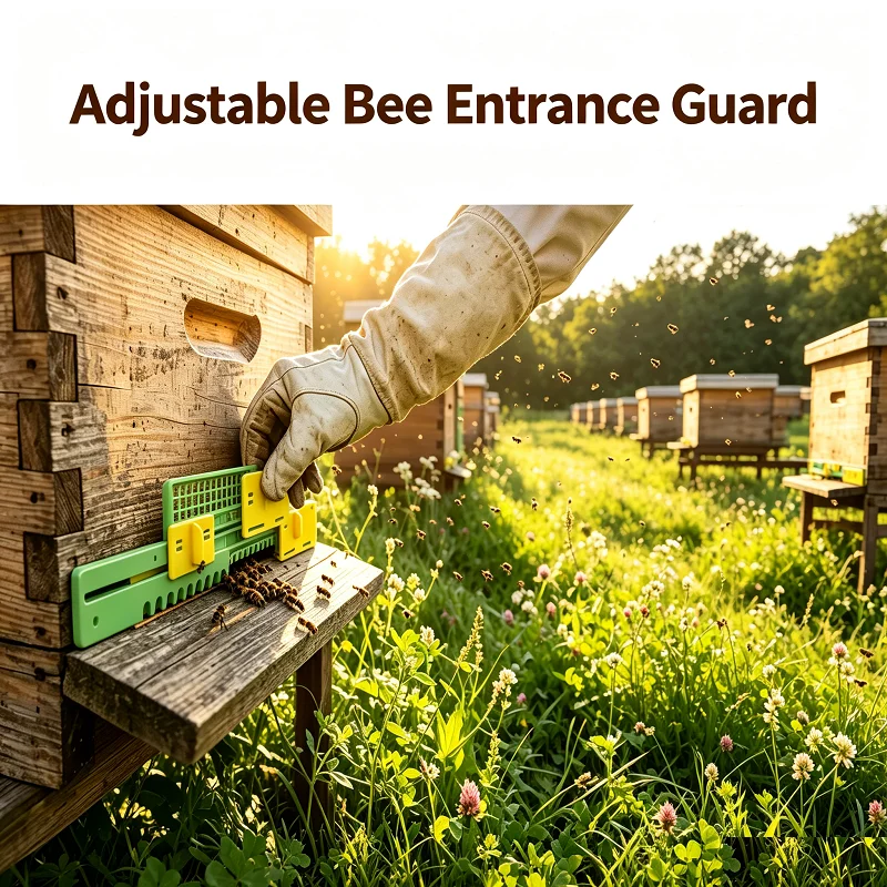 5PCS Beehive Door Beekeeping Beehive Box Door/Anti-Escape Hive Gate Sheet Nest Spacer Bee Hive Entrance Guard Beekeeping Tools