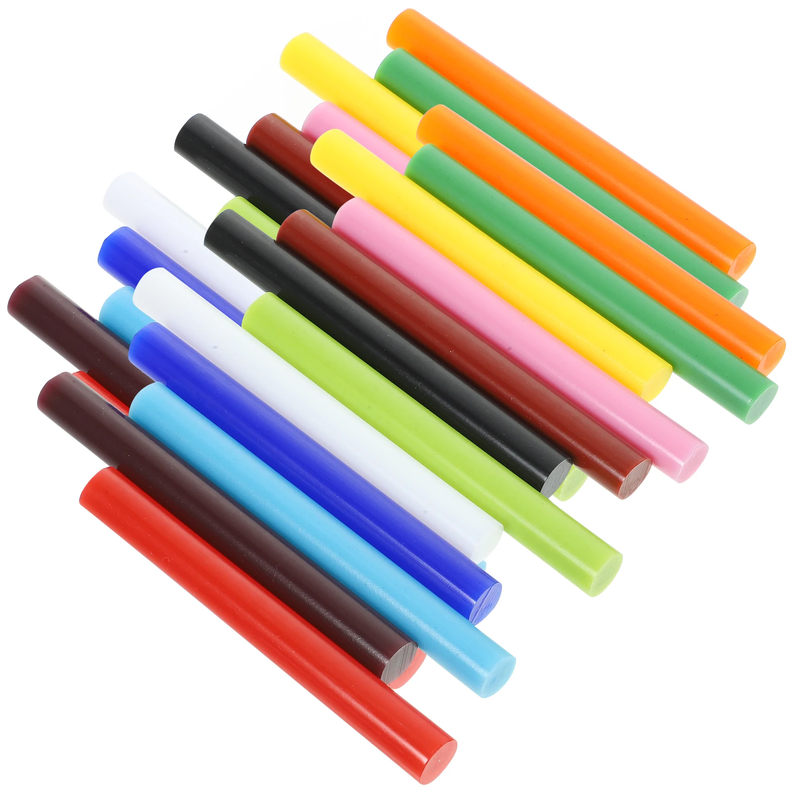 36pcs Colored Strong Adhesive Diy Crafts Glue Sticks For Paper Glass Plastic Wood Sealing Repairs Decorations