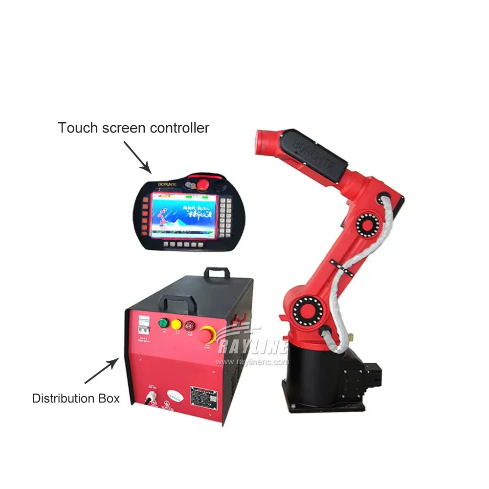 1000w Fiber Optic Handheld Metal 6 Axis Robot Arm Fiber Laser Robotic Laser Welding Machine