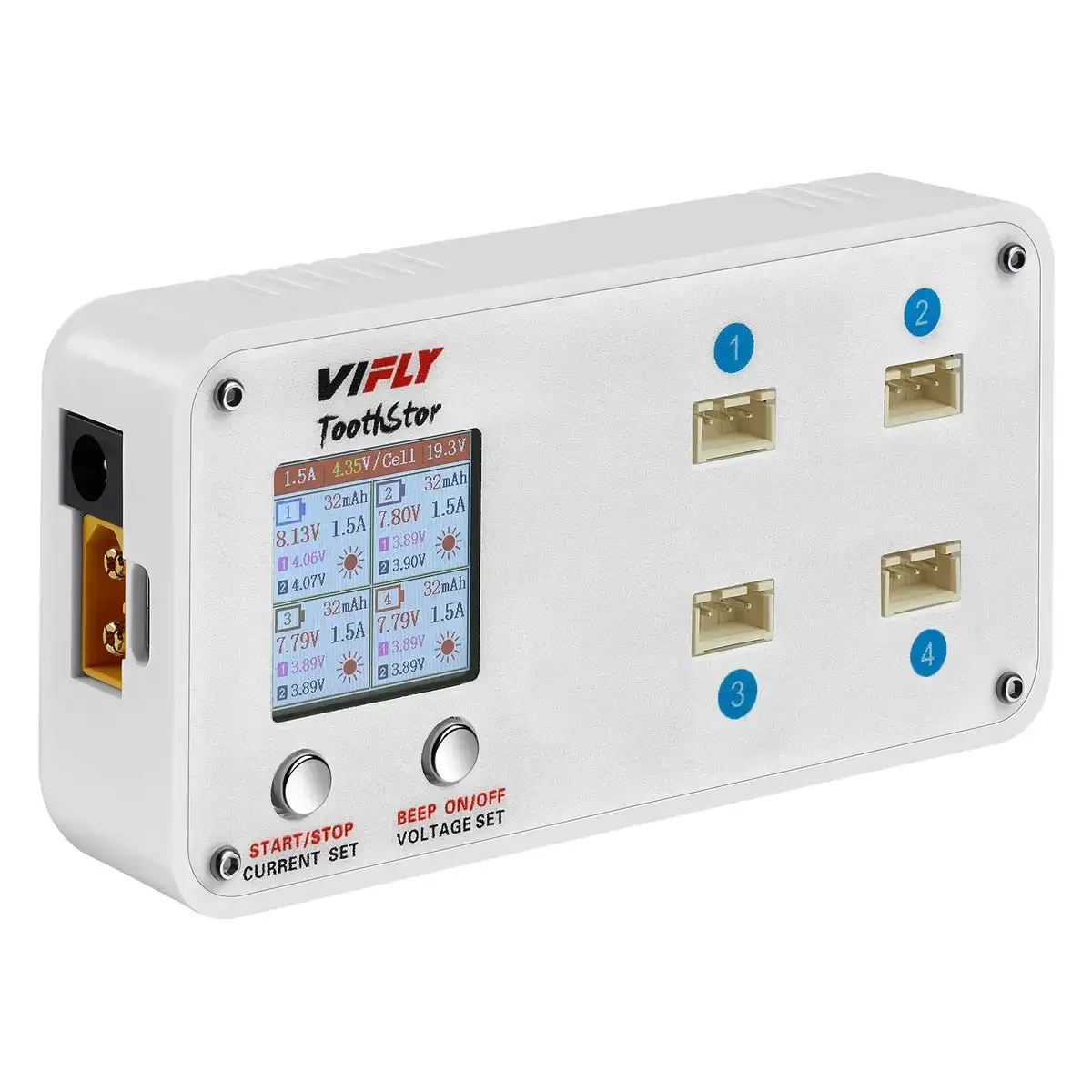 VIFLY ToothStor 2S Balance Charger-ontlader voor RC FPV-drones