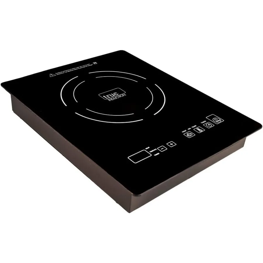 TI-1B 12 inch Built-In Single Burner Induction Glass-Ceramic Cooktop 1750W UL858 Certified