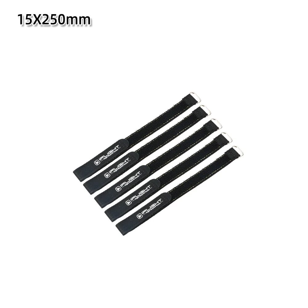 5 Stück 10X100mm / 10X130mm IFlight Magic Sticker Tape Nylon Lipo Akku-Gurtband Wiederverwendbarer Kabelbinder für FPV RC Akku