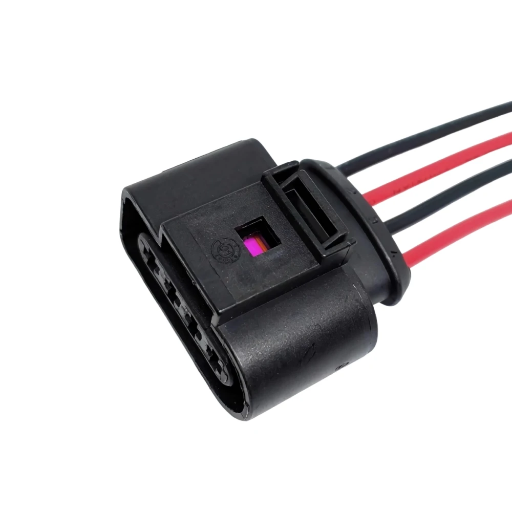 10Pcs 4Pin Ignition Coil Connector Plug Wire Harness For VW Jetta Golf Passat Tiguan CC Audi A3/4/5/6/7/8 TT Q3/5 R8 1J0973724 view 2