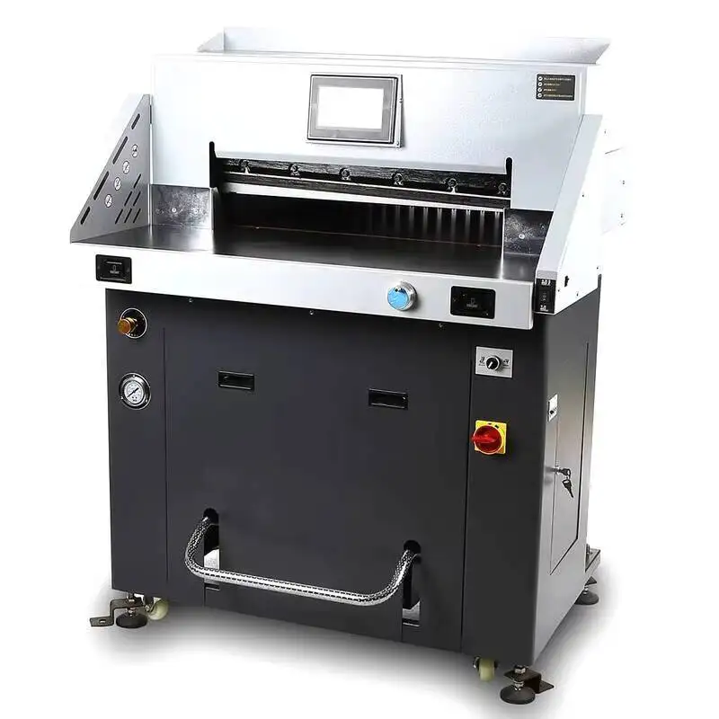 Industrial Big Format H720T 720mm Double Hydraulic Paper Cutter Cutting Machine with Side Table and Air Pump