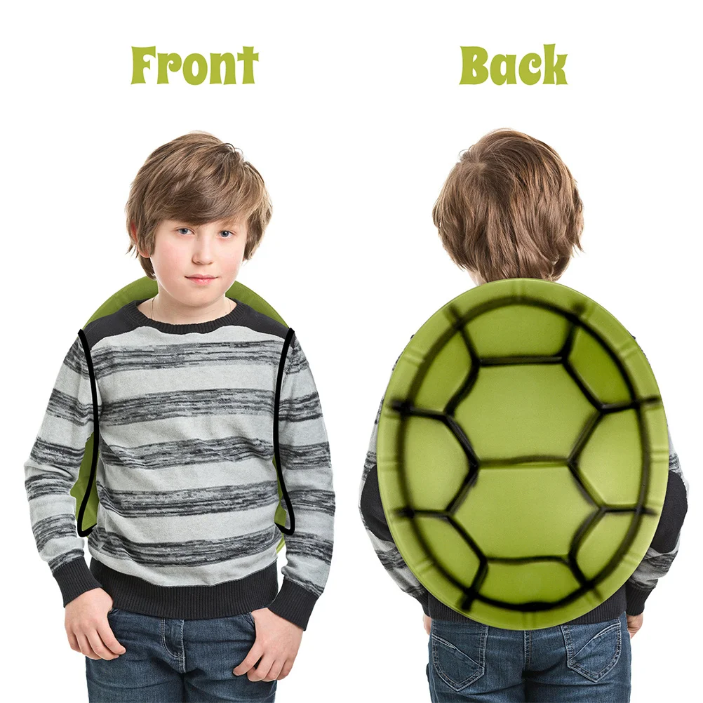 Disfraz de concha de tortuga Eva, 7 Uds., ligero y cómodo, recuerdo de fiesta de Halloween, vestido de Ninja para niños, disfraz de concha de tortuga