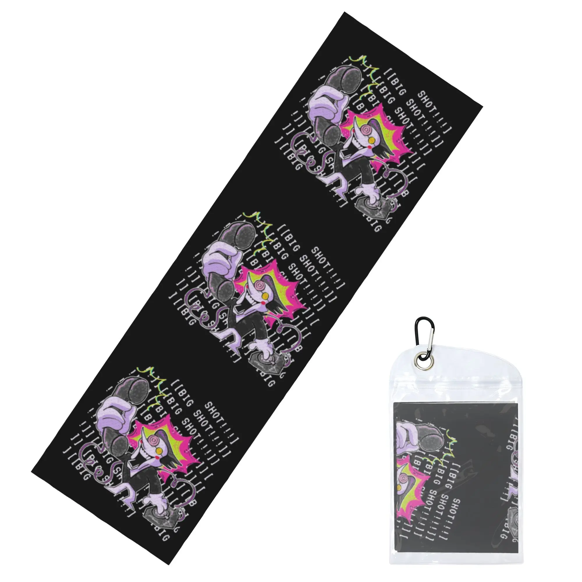 Cold Exercise Towel Deltarune Undertale Game Spamton Beach Sports Yoga Towel Camping Towel Refreshing Sports Scarf Face Towels