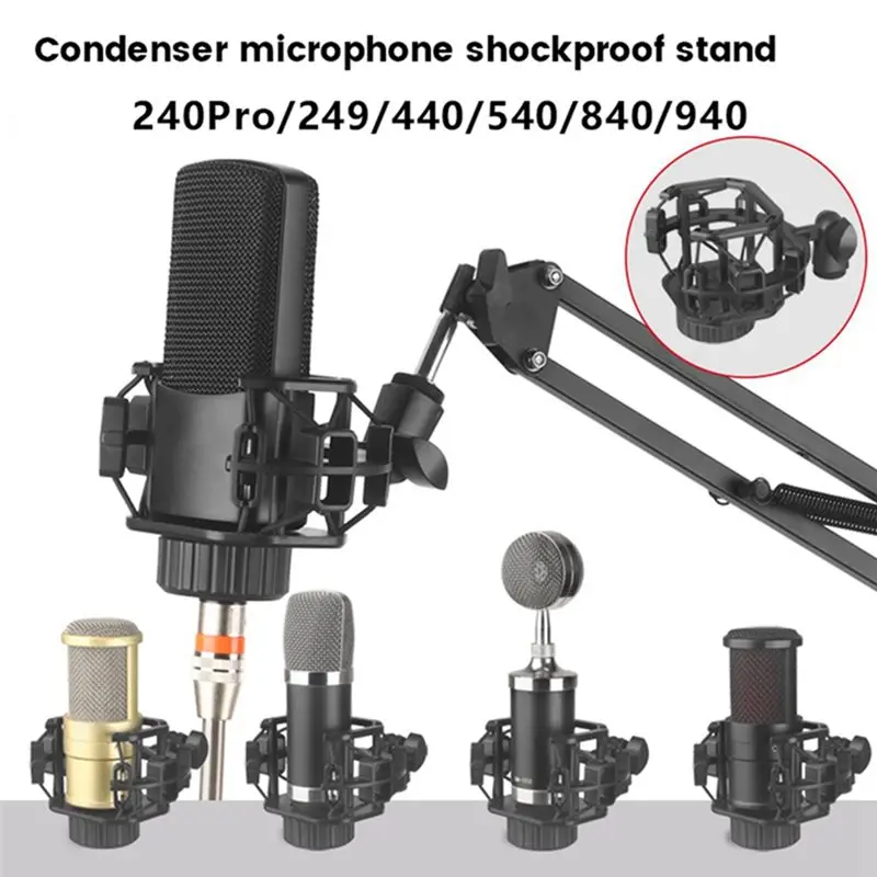 Microphone Shock Mount For Lewitt LCT-240 Live Broadcast Mic Recording Holder Microphone Mount Microphone Stand
