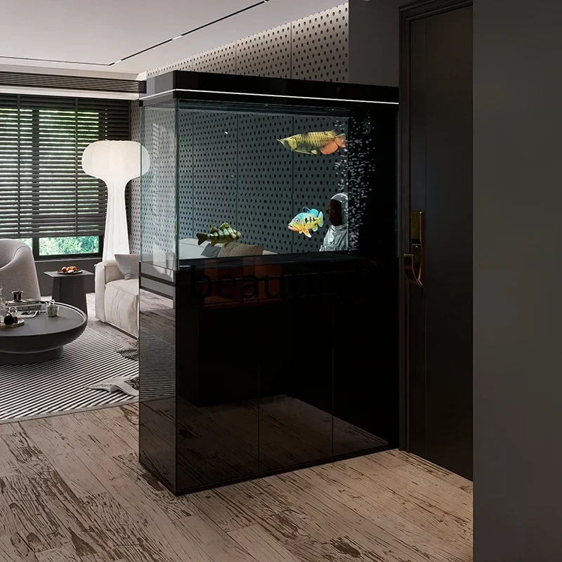 

Большой стеклянный резервуар 2024, новый экологический нижний фильтр, древний интеллектуальный интегрированный аквариум