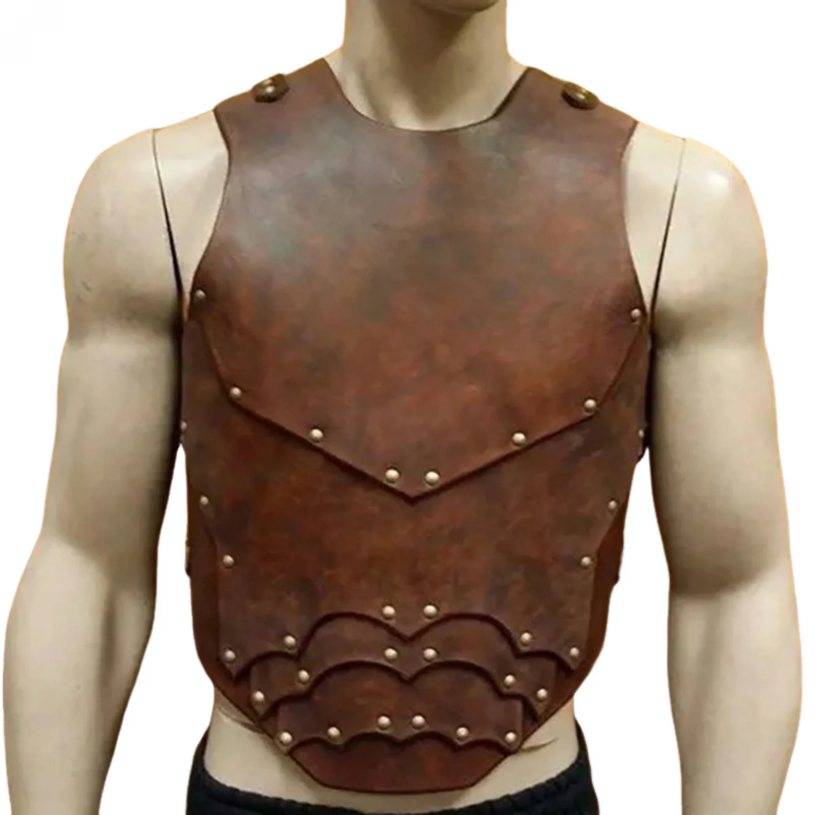 Armure de samouraï médiéval pour hommes, plaque de poitrine, taille réglable, armure de Cosplay Viking, soldat romain pour Halloween