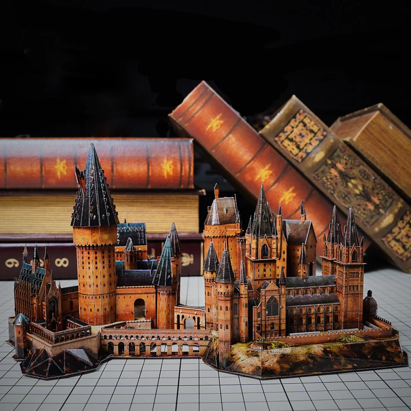 3D three-dimensional jigsaw puzzle DIY assembled Castle Cathedral Astronomy Tower metal model