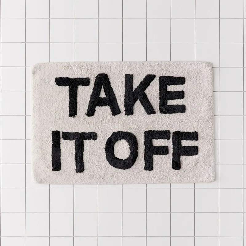 Bedroom, Living Room, Bathroom Carpet, Absorbent and Non Slip Bath Mat, Customized Pattern Bathroom Carpet