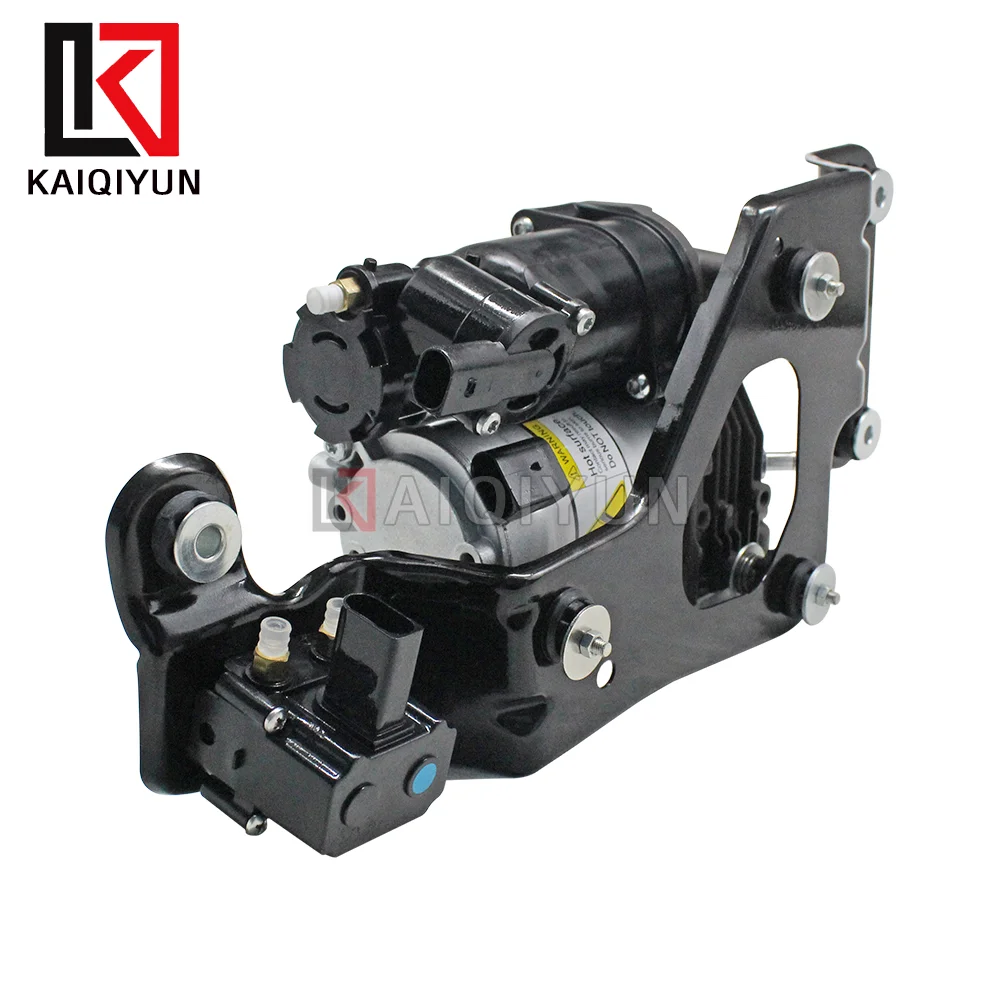 For BMW X5  E70 X6 E71 E72 Air Suspension Compressor with Bracket Solenoid Valve Block 37206789938 37206799419 37226775479