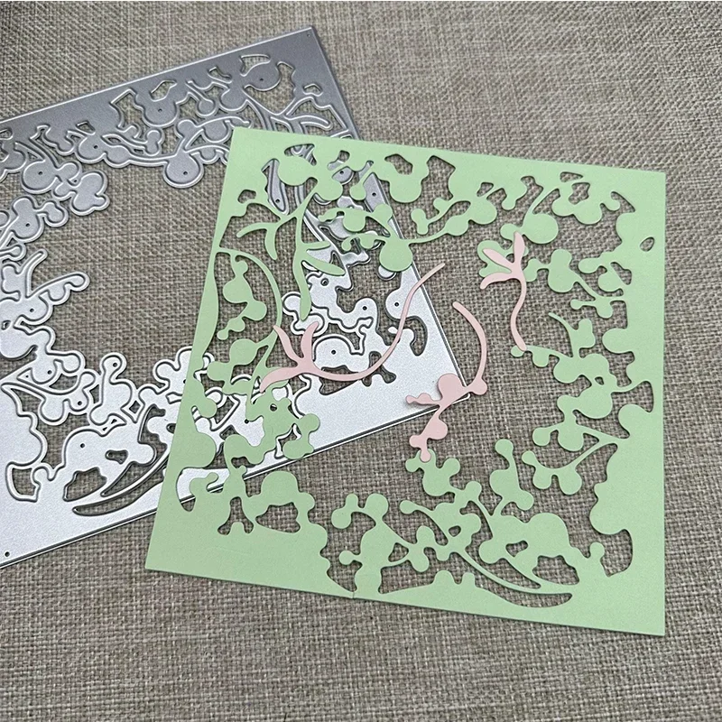 

Vine leaf frame Metal Cutting Dies Stencils For DIY Scrapbooking Decorative Handcraft Die Cutting Template Mold