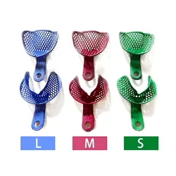Dental Edentulous Impression Trays Professional Impression Trays for Full Denture Restoration