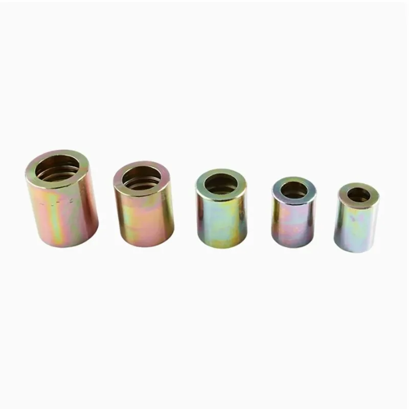 Hydraulic Pipe Hydraulic Card Sleeve Joint Compression Sleeve Shell 6-32mm Hydraulic Steel Wire Hose Compression Joint