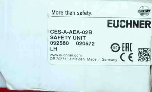 New Original EUCHNER 092560 Safe relay CES-A-AEA-02B