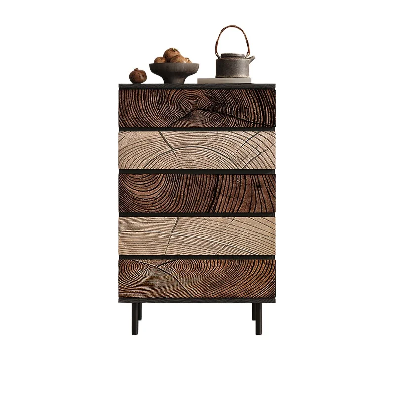 LMM living room against the wall integrated storage high cabinet antique bedroom solid wood carved drawer cabinet
