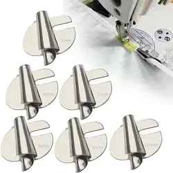 3mm-10mm Sewing Rolled Hemmer Foot Durable Stainless Steel Sewing Machine Presser Foot Hemming Puller DIY Sewing Accessories