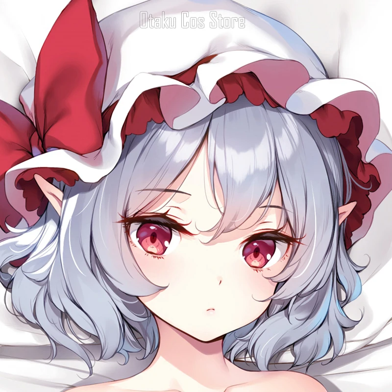 Anime TouHou Project Remilia Scarlet Cosplay Dakimakura Hing Body Pillow Case Japanese Otaku Cushion Cover Xmas Gifts BMZP