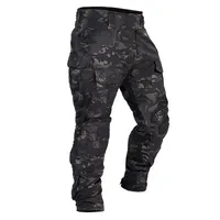 Versatile Men's Tactical Pants, Combat Trousers with Knee Pads, Camo Cargo Sport Pants for Hunting and Hiking( Not knee pads)