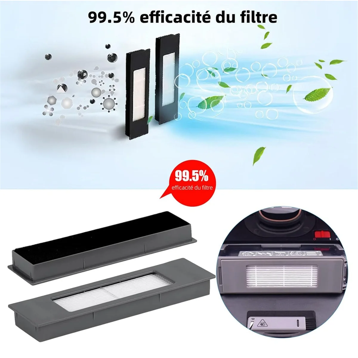 Запасные части для Ecovacs DEEBOT N10+/N10 Plus, комплект аксессуаров OZMO N8+/N8 Pro+, T8+/T8 AIVI+/T9+ — A19G