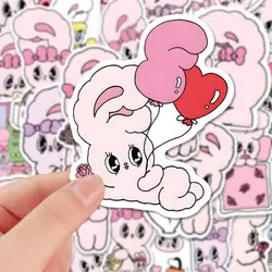 50Pcs Estherbunny Stickers Kawaii MINISO Cute Anime Toys Student DIY Water Cup ipad Luggage Creative Handmade Sticker Girls Gift