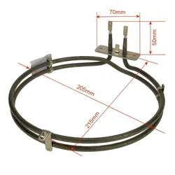 Beko Cooker Fan Oven Heater Element 262900074 Heater Heating Element Replacement  Turbo Furnace Resistance 2400W-230V