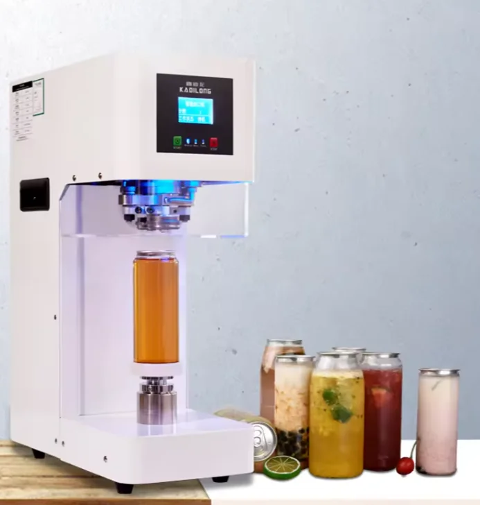 Automatic Electric Non-Rotating Heat Sealing Machine for Beverage Cans Bottles-High Efficiency Plastic Sealer 304 Stainless