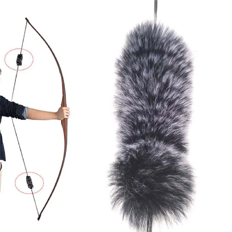 

2 шт., стабилизатор для лука из кроличьей шерсти, глушитель, демпфер, высокая производительность, стрельба из лука, охотничий демпфер вибрации, аксессуары 20x1,5 см