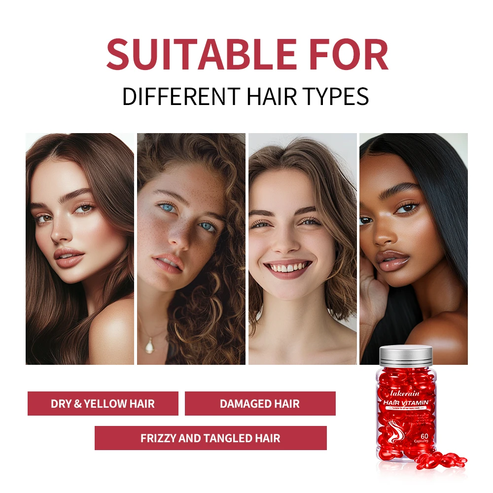 6 زجاجات زيت فيتامين مجموعة العناية بالشعر زيت الأركان مصل العناية بالشعر مغذي إصلاح جوهر التغذية التالفة تحسين تقسيم الشعر