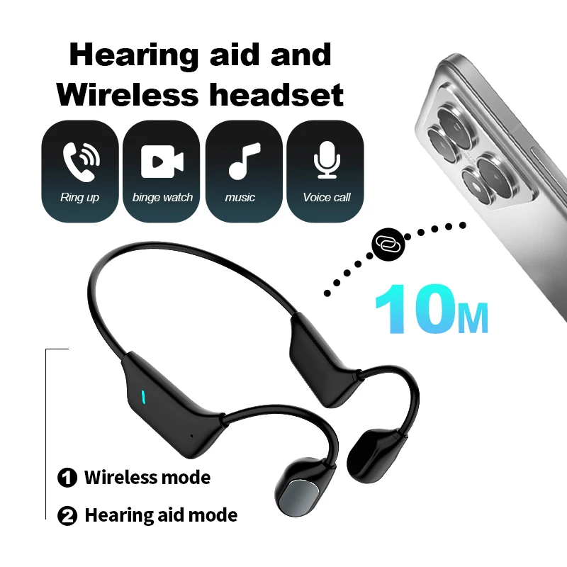 Digital Bone Conduction Hearing Amplifier - a Rechargeable Hearing Aid for Hearing Loss
