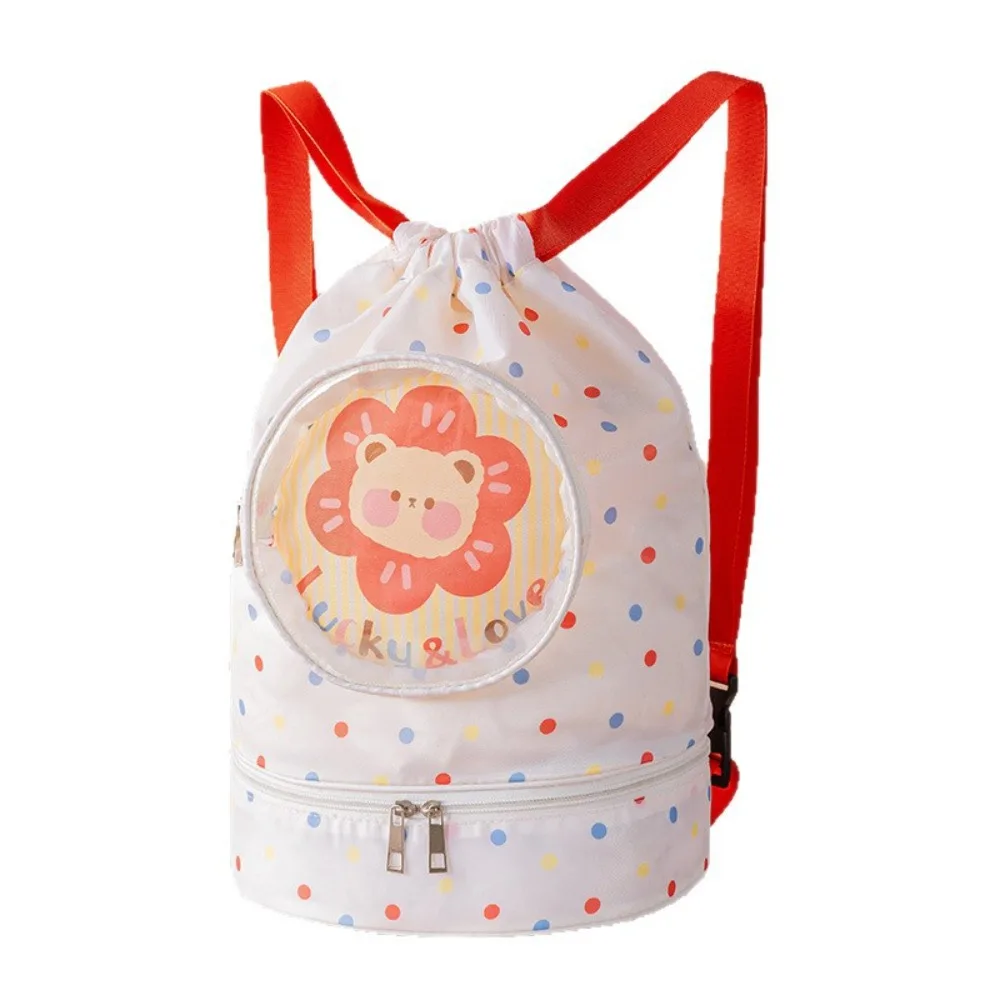 Waterproof Children's Swimming Bag Dry Wet Separation Shoe Compartment Kids Beach Bag Cartoon Lightweight Swimm Storage Bag