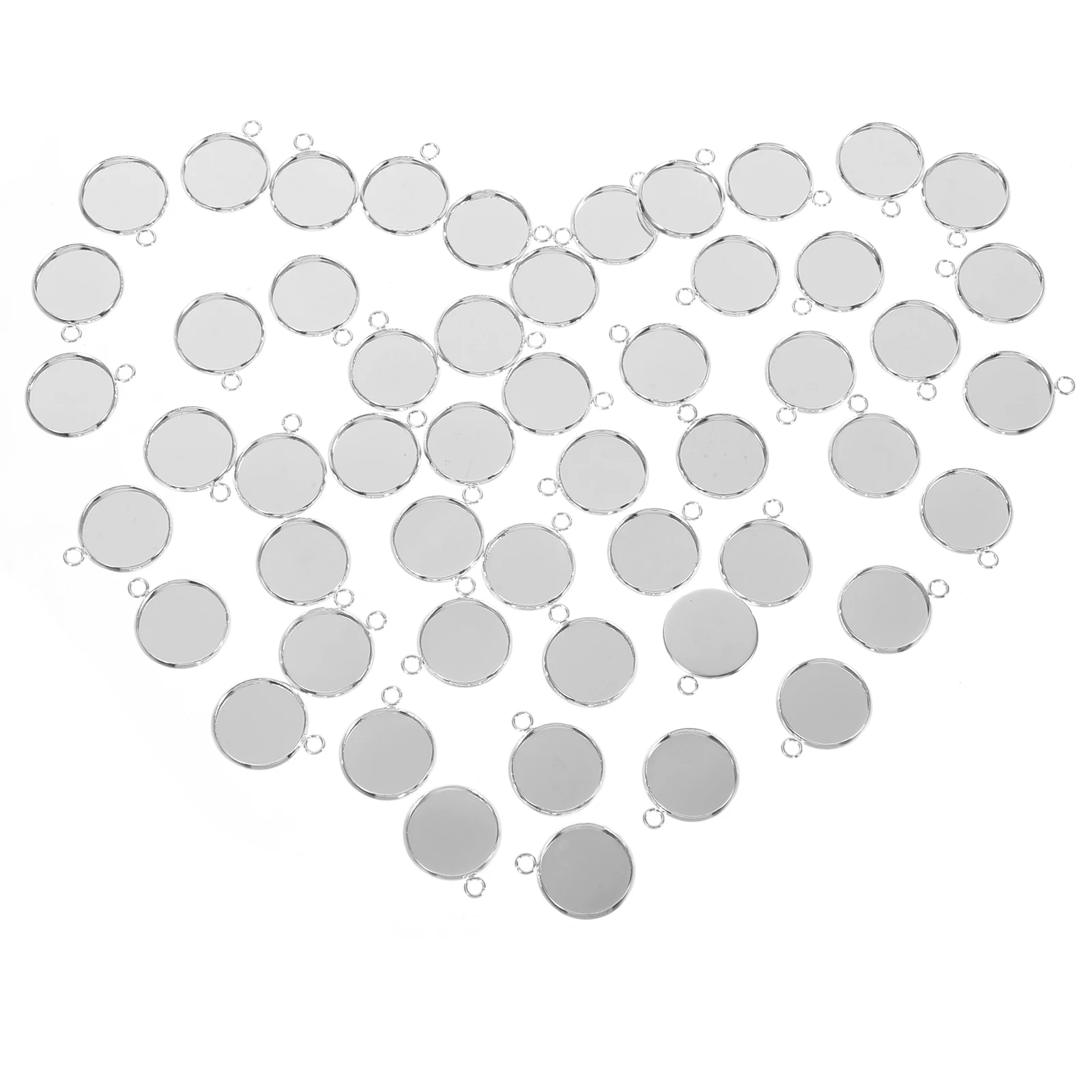 

50 Pcs16mm Ear Clip Accessories Delicate Earrings Beautiful DIY Clips Jewelry Materials
