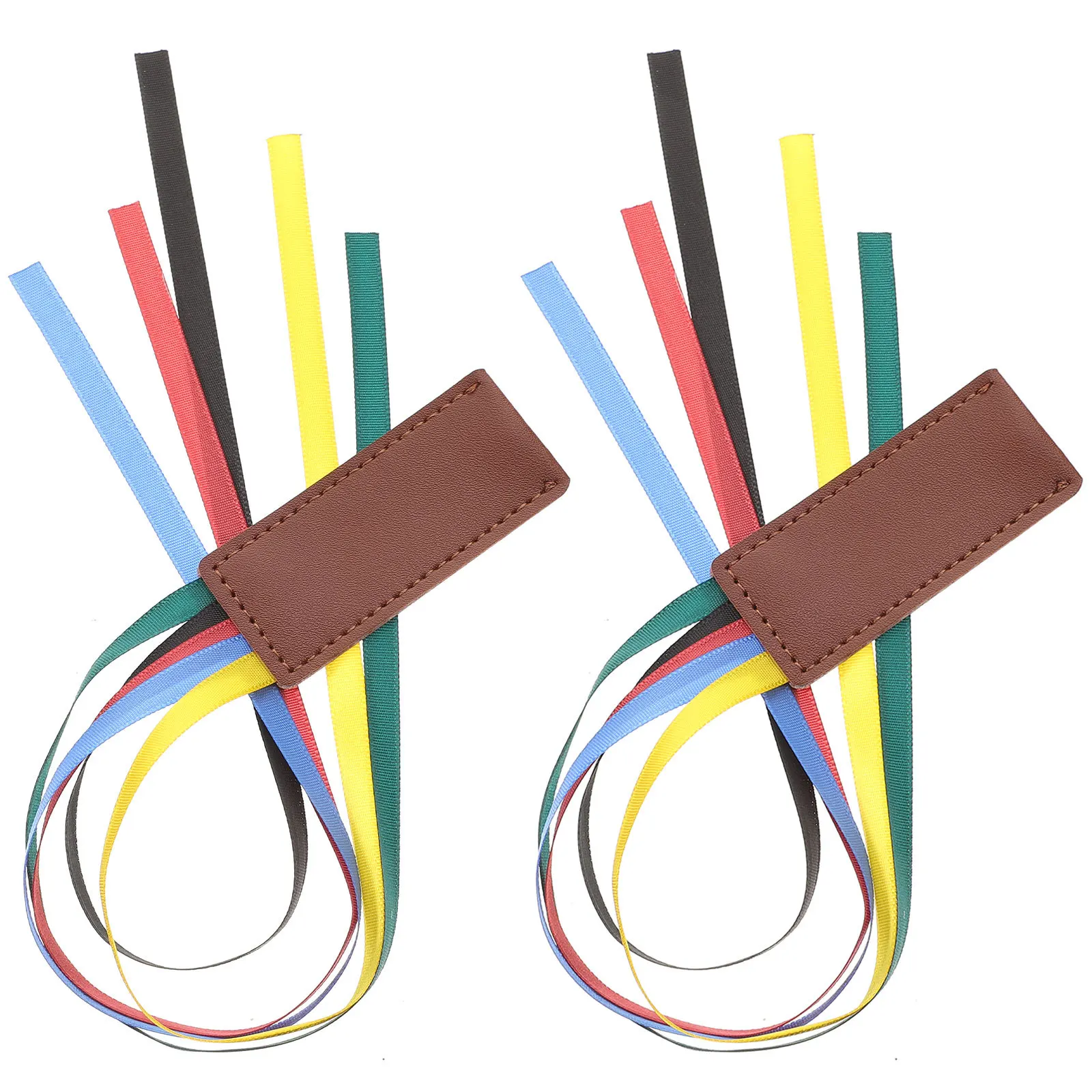 

2Pcs Colorful Ribbon Bookmarks Page Mark Reusable Bible Accessories Gift Practical Reading Tool