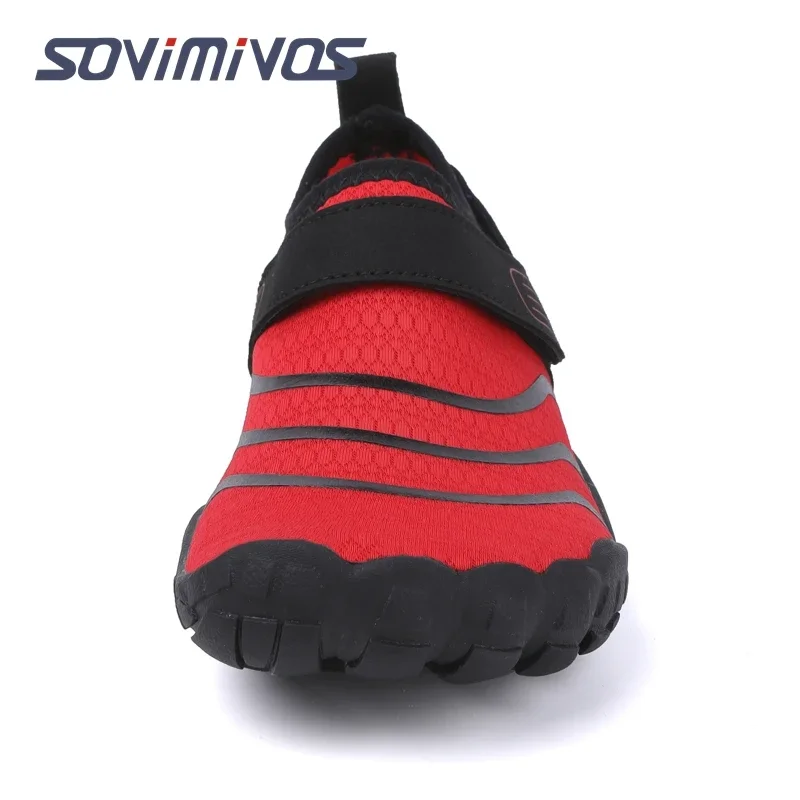 Scarpe a piedi nudi per bambini Zero Drop minimalista Running punta larga Box scarpe da Tennis scarpe da passeggio Sneakers traspiranti di ampia