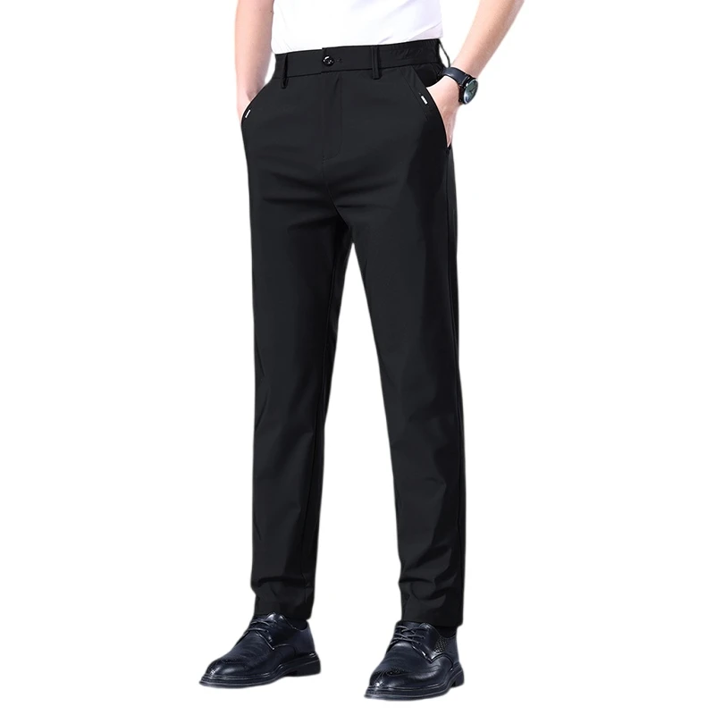 Herren Dünn schnitt Vier-Wege-Stretch-Freizeit hose, Frühling und Sommer neuen Stil