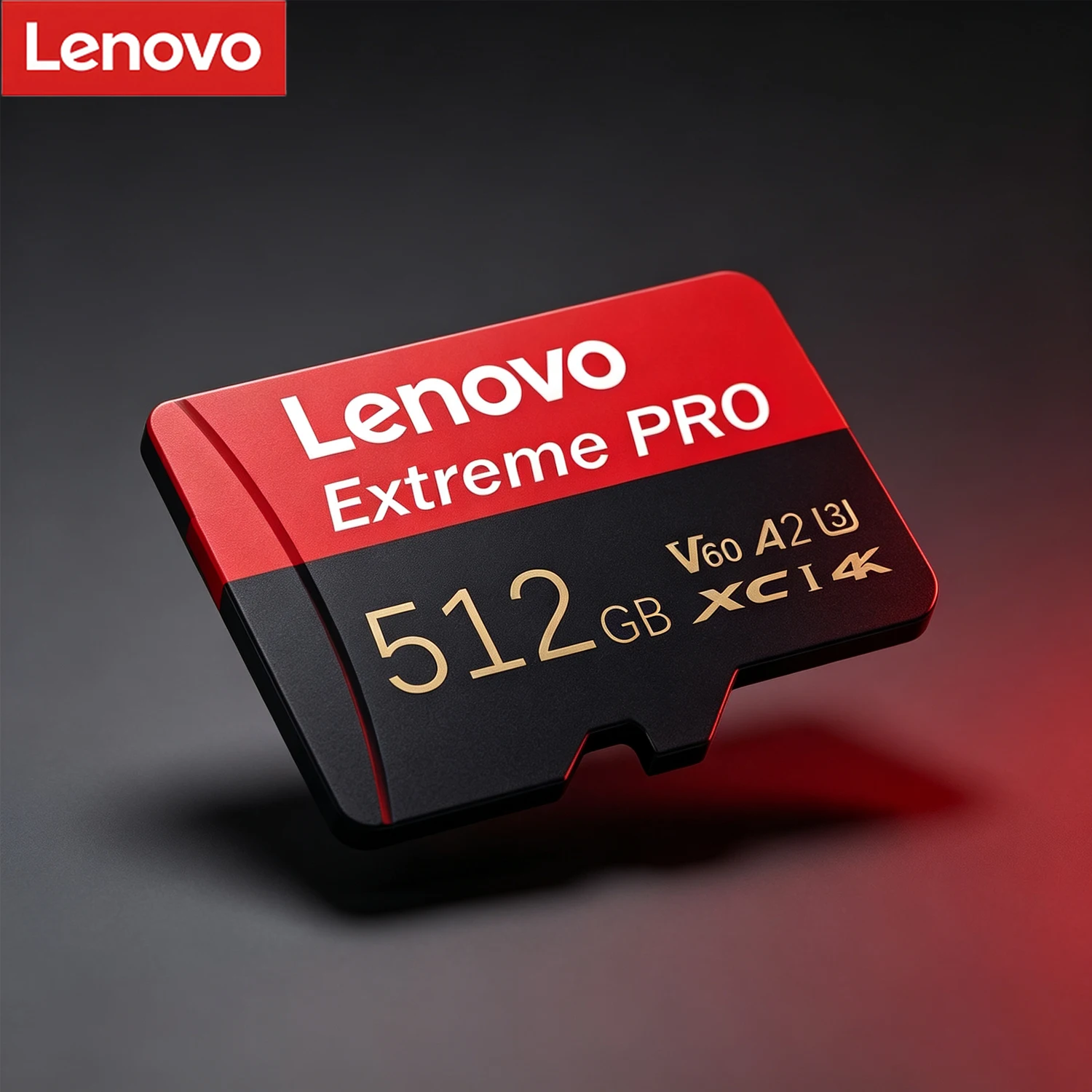 Lenovo High Speed Micro SD Card Memory Card 128GB 256GB 512GB U3 V60 4K Full HD for Phone Dash Cam DJI Pocket Sports Cameras